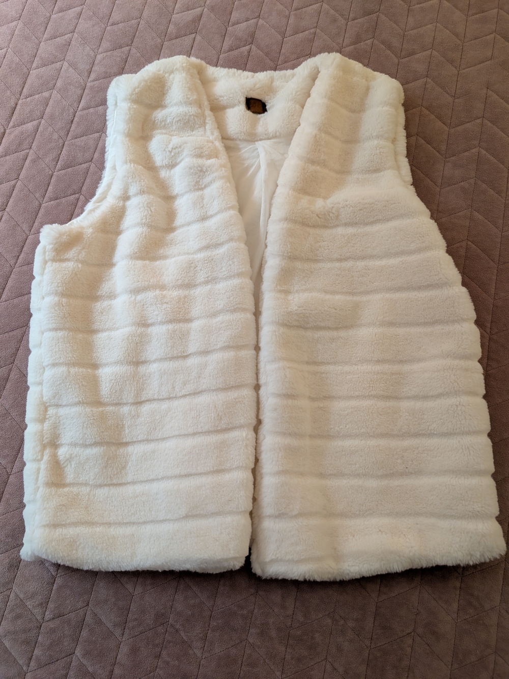 Women's POL Cozy OS Faux Fur Vest